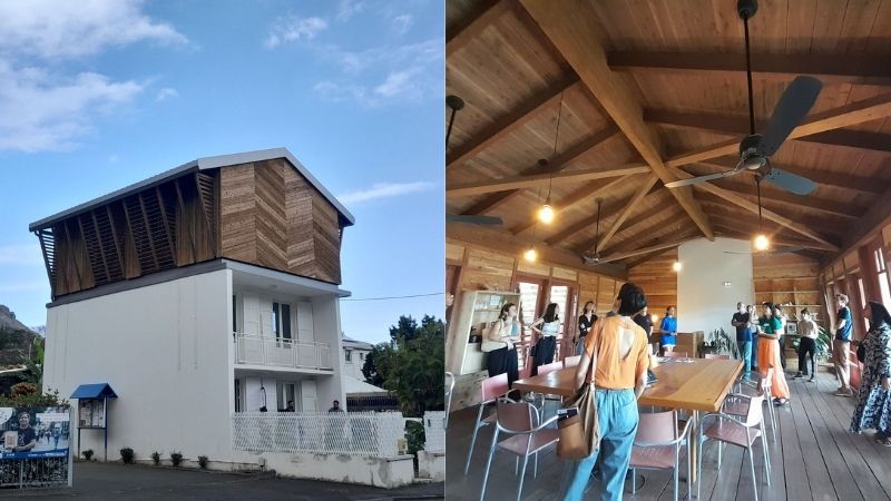 Visite du siège de l'ordre des architectes à Saint Denis autour de la thématique du réemploi